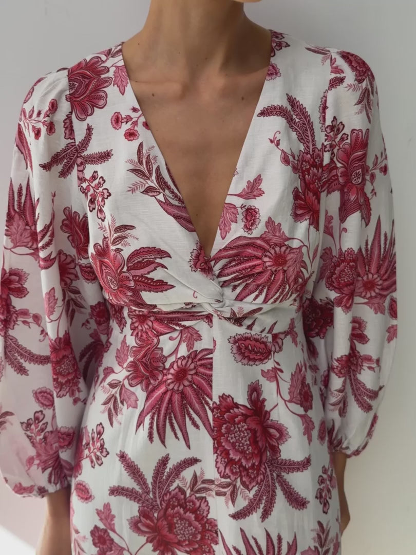 Kivari Bailey Maxi Dress in Red