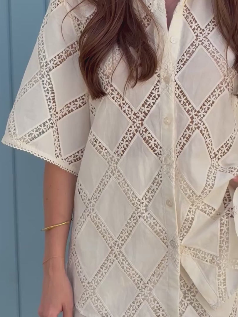 Kivari Izzy Shirt in Cream