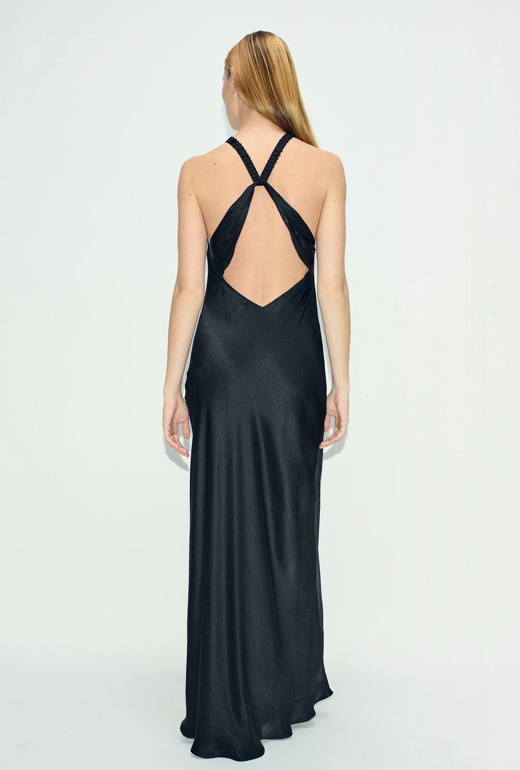 Silk Laundry High Low Dress in Iris