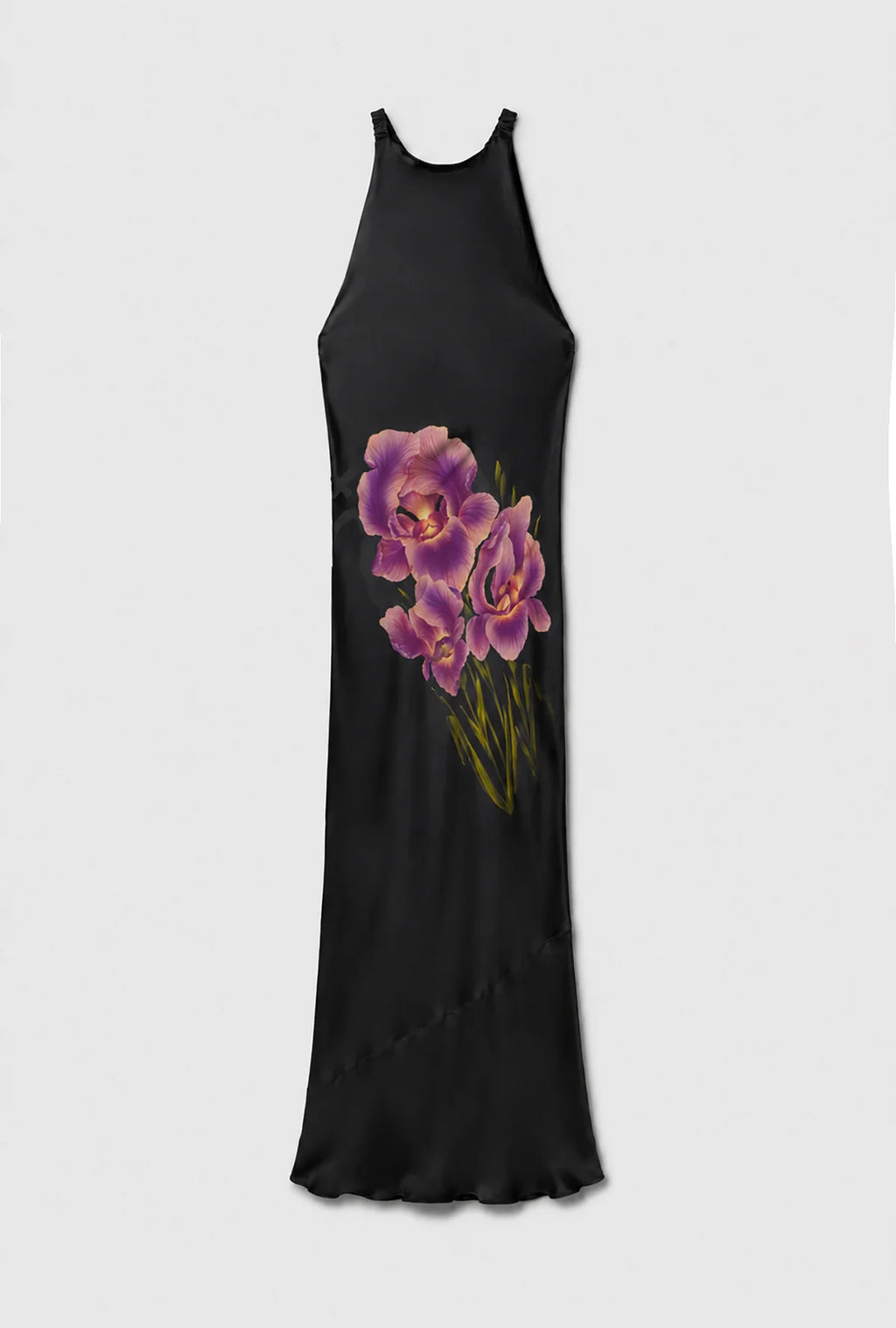 Silk Laundry High Low Dress in Iris