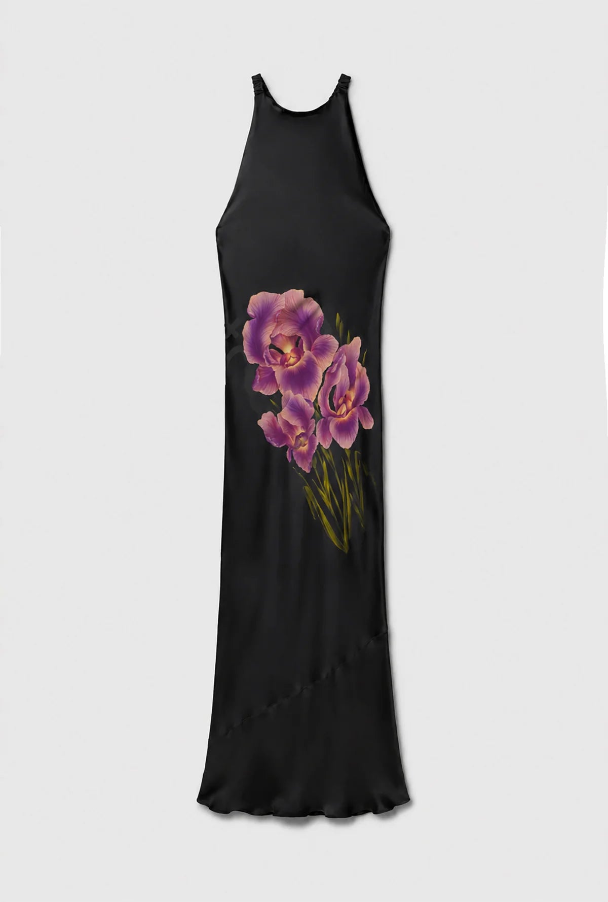 Silk Laundry High Low Dress in Iris
