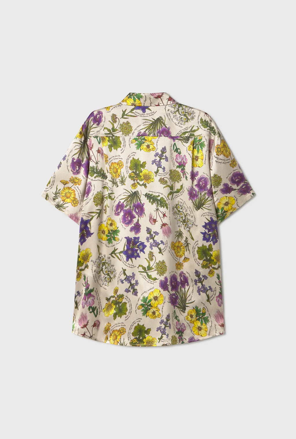 Silk Laundry Boyfriend Shirt in Endangered Flowers