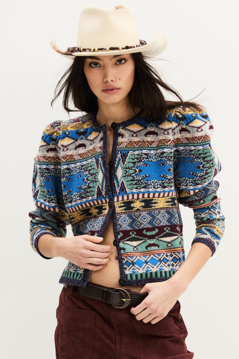 Ba&sh Maja Cardigan in Multicolor