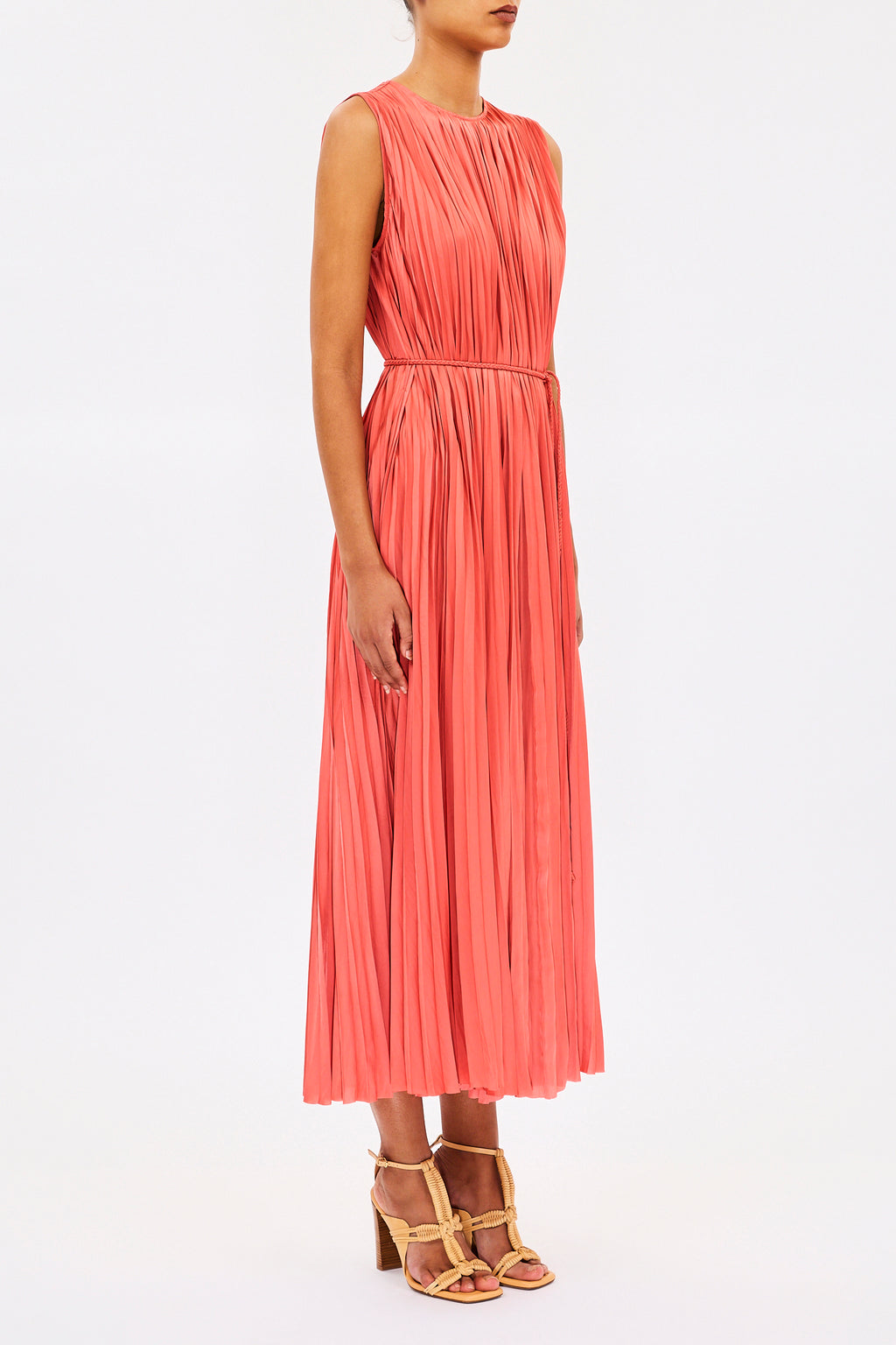Ulla Johnson Fianna Pleated Midi Dress