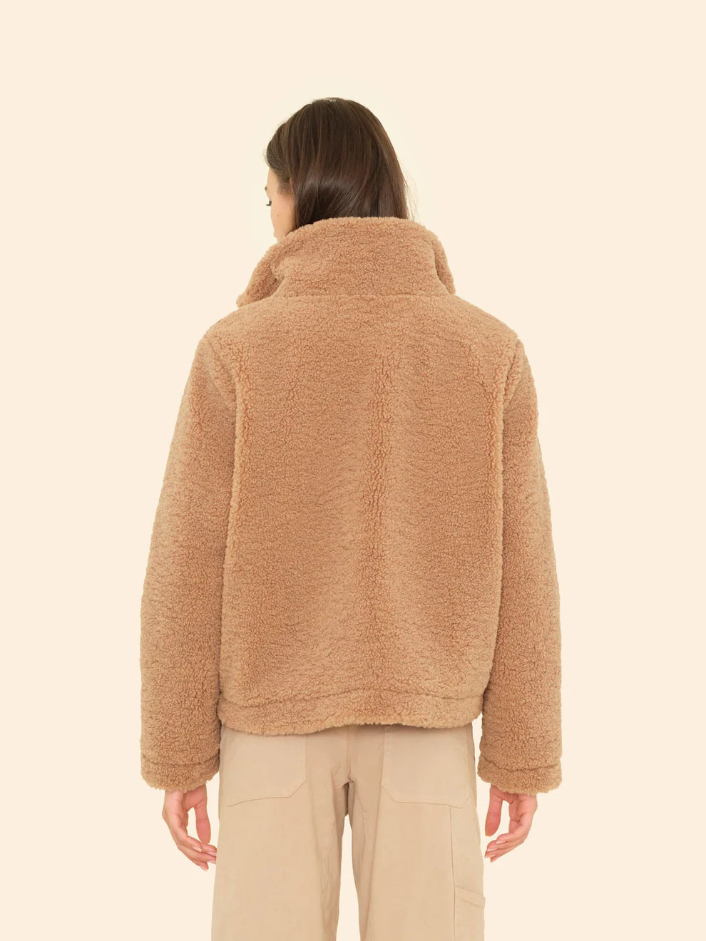 XiRENA Dree Bomber in Teddy Brown