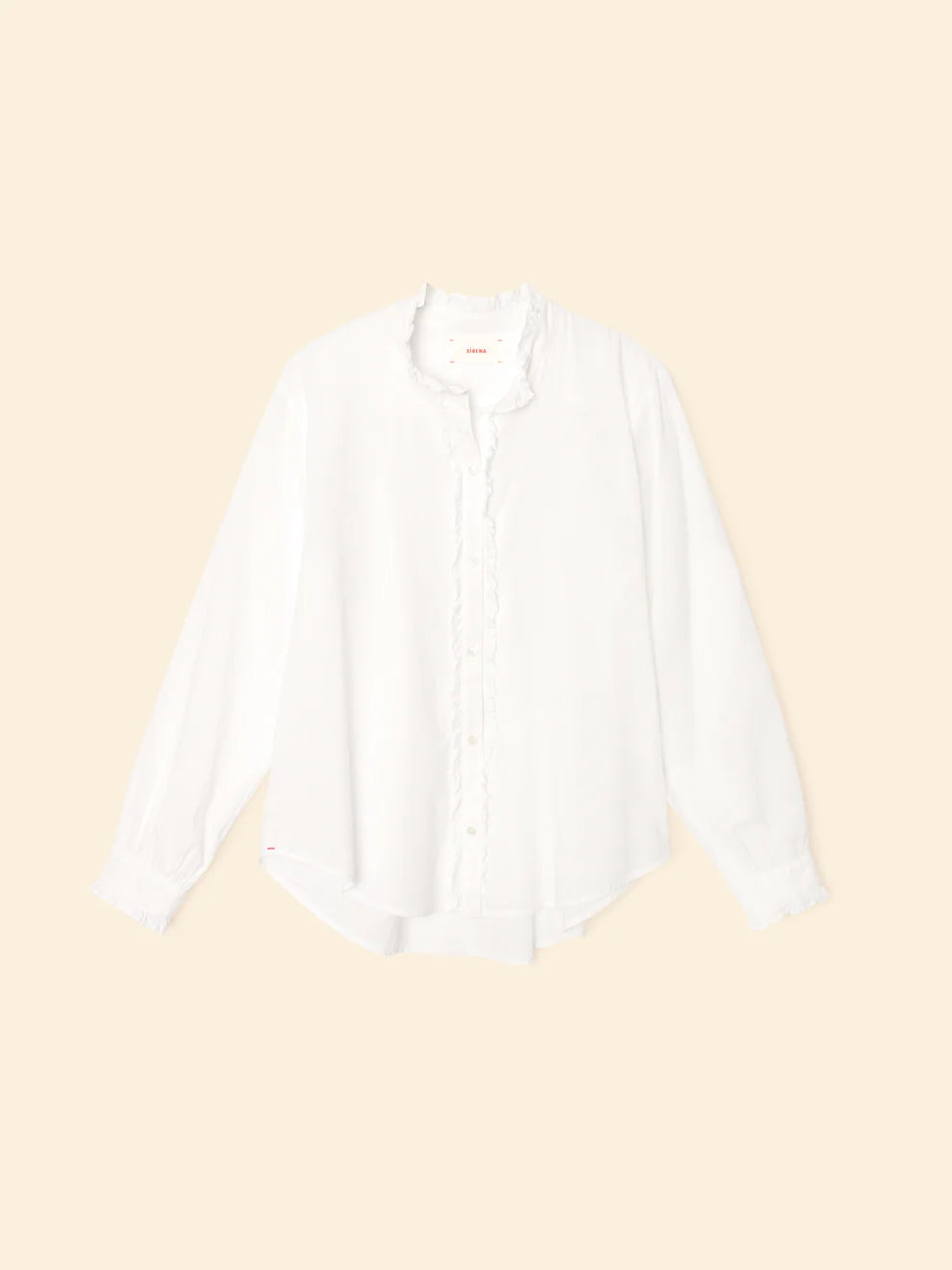 White shirt on a beige background