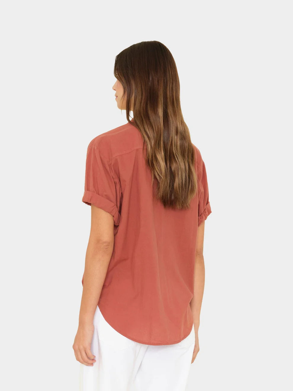 XiRENA Channing Shirt in Cinnabar